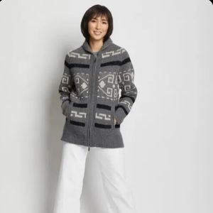 Pendleton Cable Knit Zip Sweater